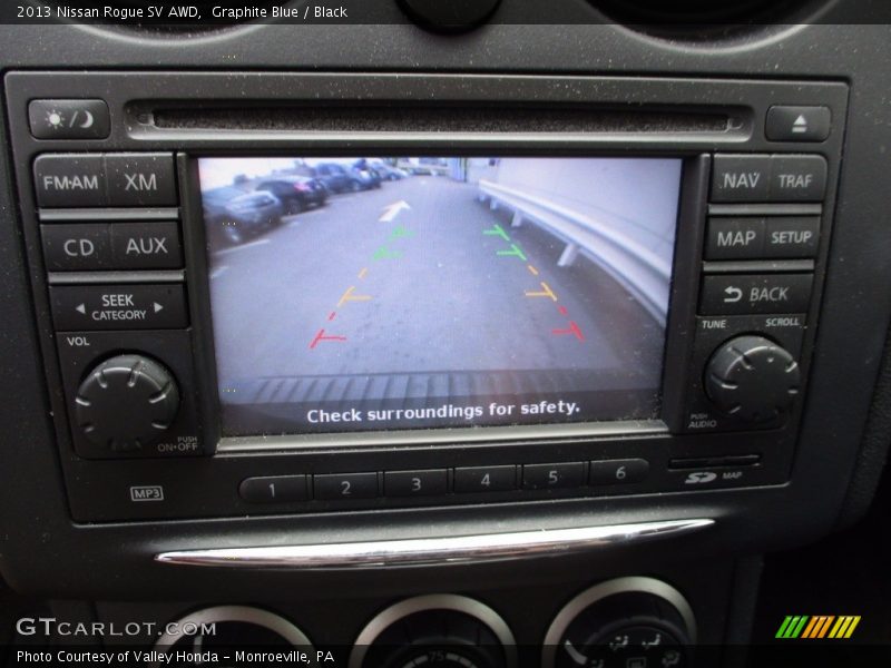 Graphite Blue / Black 2013 Nissan Rogue SV AWD