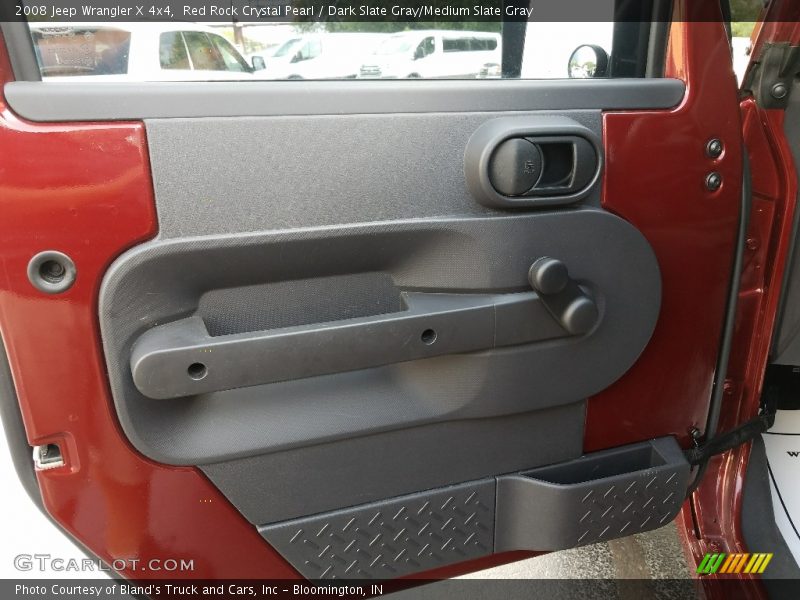 Red Rock Crystal Pearl / Dark Slate Gray/Medium Slate Gray 2008 Jeep Wrangler X 4x4