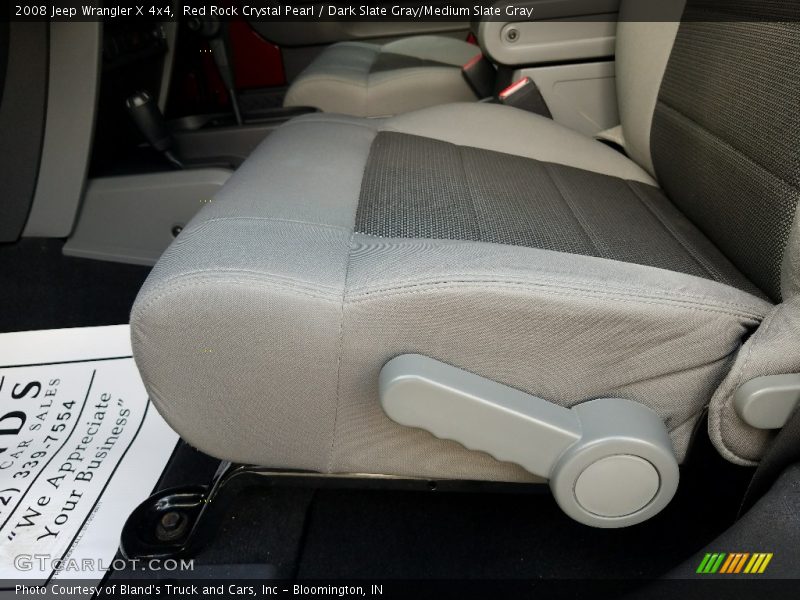 Red Rock Crystal Pearl / Dark Slate Gray/Medium Slate Gray 2008 Jeep Wrangler X 4x4