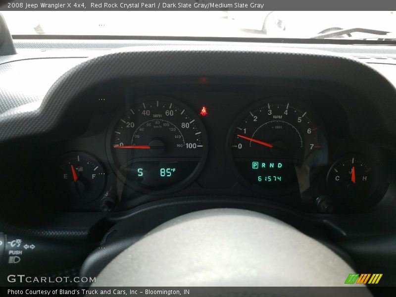 Red Rock Crystal Pearl / Dark Slate Gray/Medium Slate Gray 2008 Jeep Wrangler X 4x4