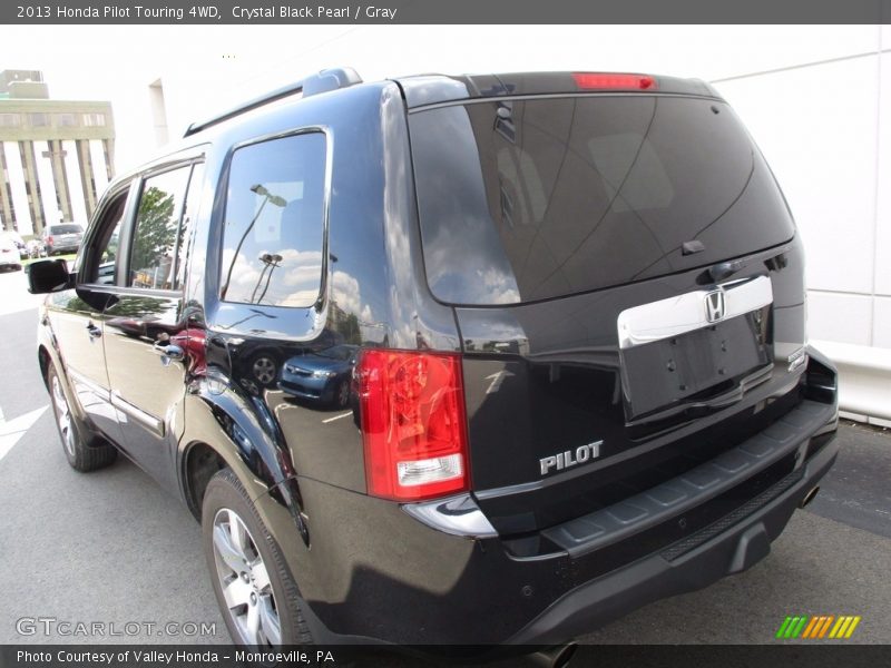 Crystal Black Pearl / Gray 2013 Honda Pilot Touring 4WD