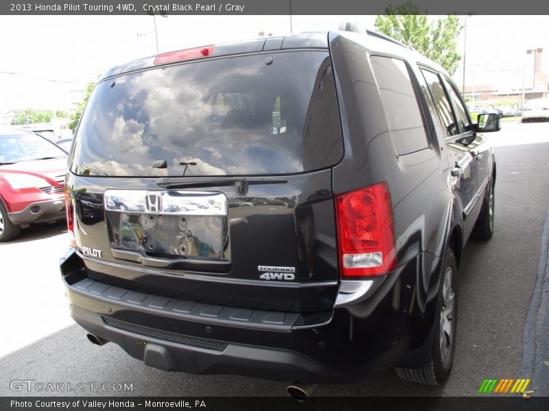Crystal Black Pearl / Gray 2013 Honda Pilot Touring 4WD