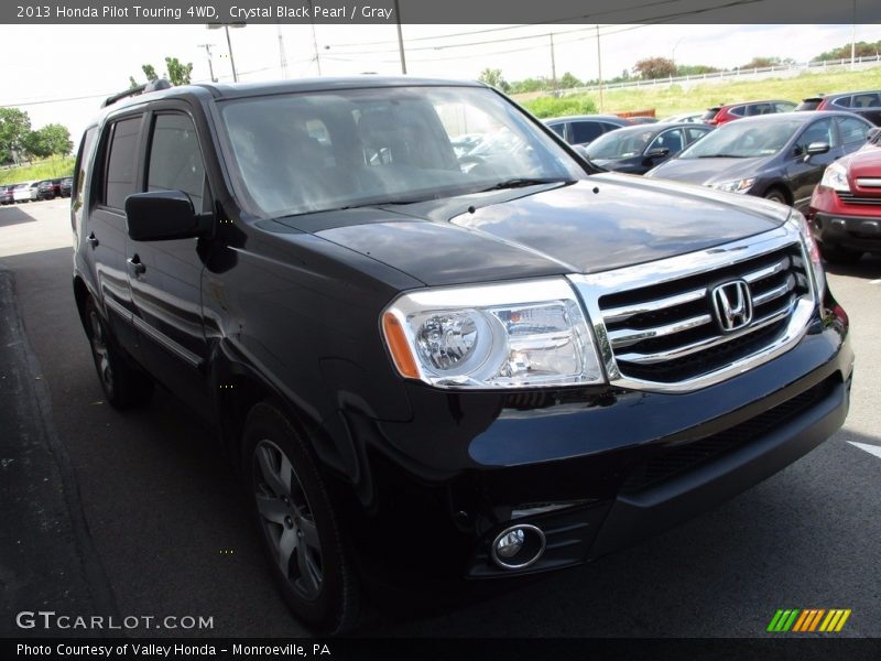 Crystal Black Pearl / Gray 2013 Honda Pilot Touring 4WD