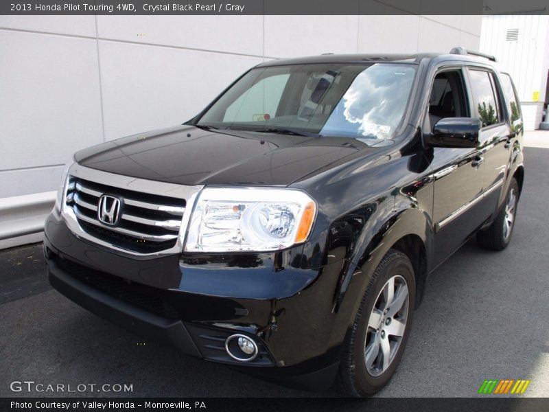 Crystal Black Pearl / Gray 2013 Honda Pilot Touring 4WD