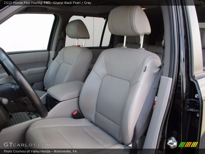 Crystal Black Pearl / Gray 2013 Honda Pilot Touring 4WD