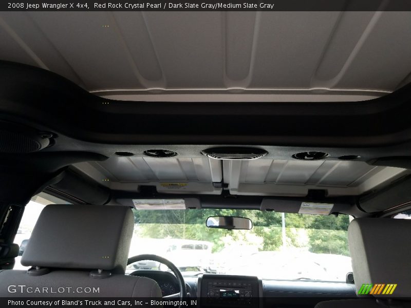 Red Rock Crystal Pearl / Dark Slate Gray/Medium Slate Gray 2008 Jeep Wrangler X 4x4