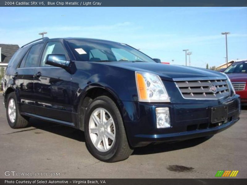 Blue Chip Metallic / Light Gray 2004 Cadillac SRX V6