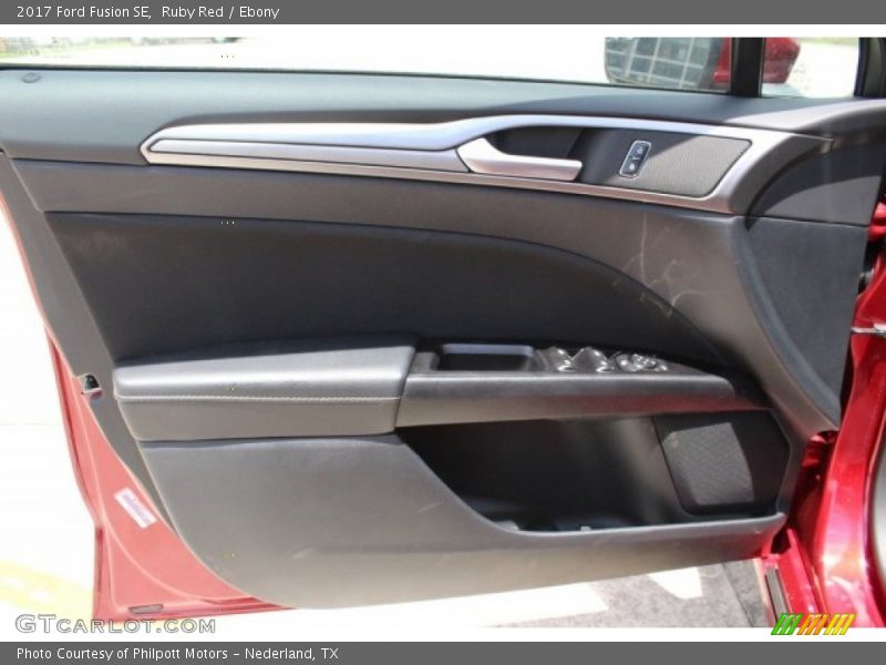 Ruby Red / Ebony 2017 Ford Fusion SE