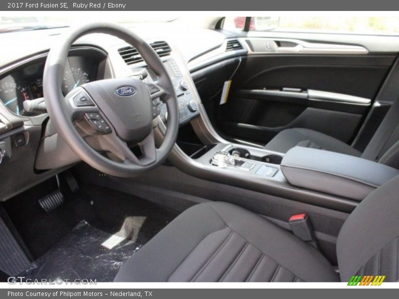 Ruby Red / Ebony 2017 Ford Fusion SE