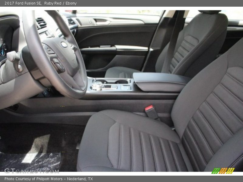 Ruby Red / Ebony 2017 Ford Fusion SE