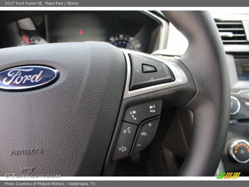 Ruby Red / Ebony 2017 Ford Fusion SE