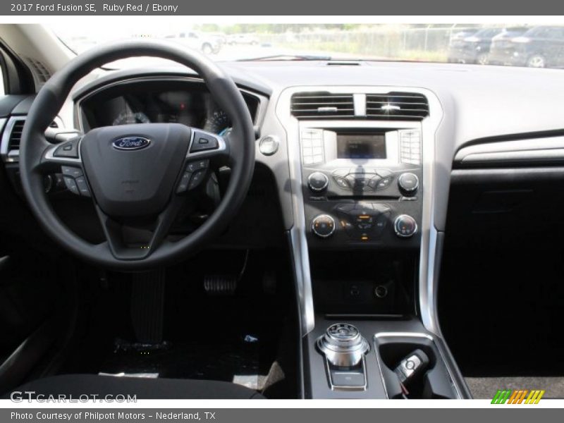 Ruby Red / Ebony 2017 Ford Fusion SE