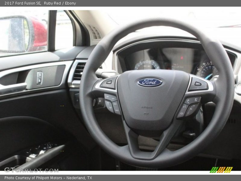 Ruby Red / Ebony 2017 Ford Fusion SE