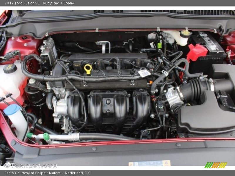 Ruby Red / Ebony 2017 Ford Fusion SE