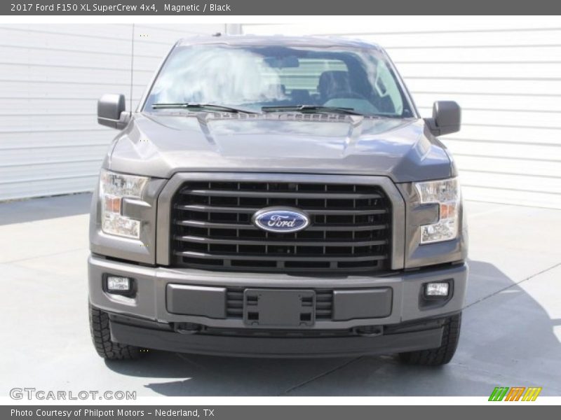 Magnetic / Black 2017 Ford F150 XL SuperCrew 4x4