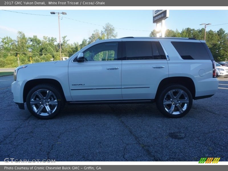 White Frost Tricoat / Cocoa/­Shale 2017 GMC Yukon Denali
