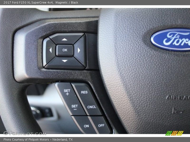 Magnetic / Black 2017 Ford F150 XL SuperCrew 4x4