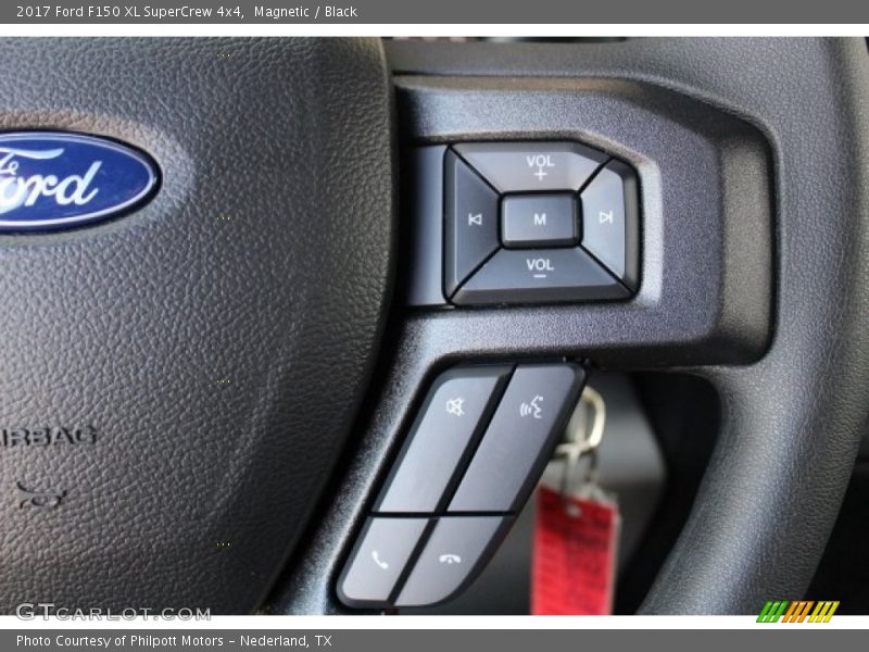 Magnetic / Black 2017 Ford F150 XL SuperCrew 4x4