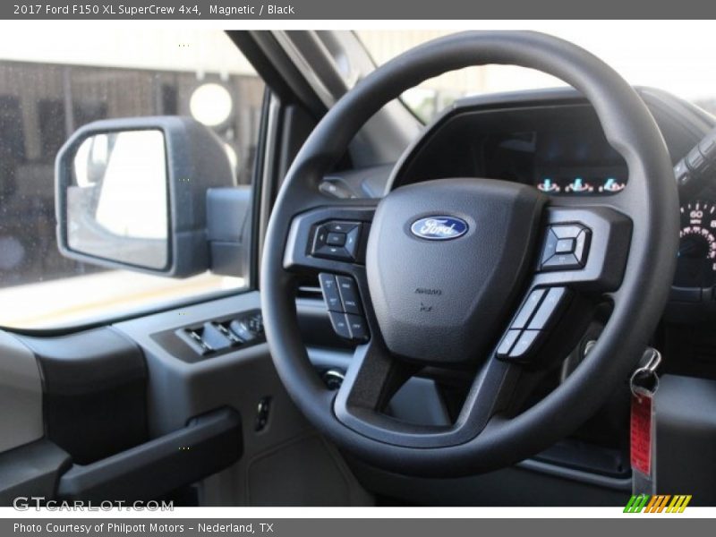Magnetic / Black 2017 Ford F150 XL SuperCrew 4x4