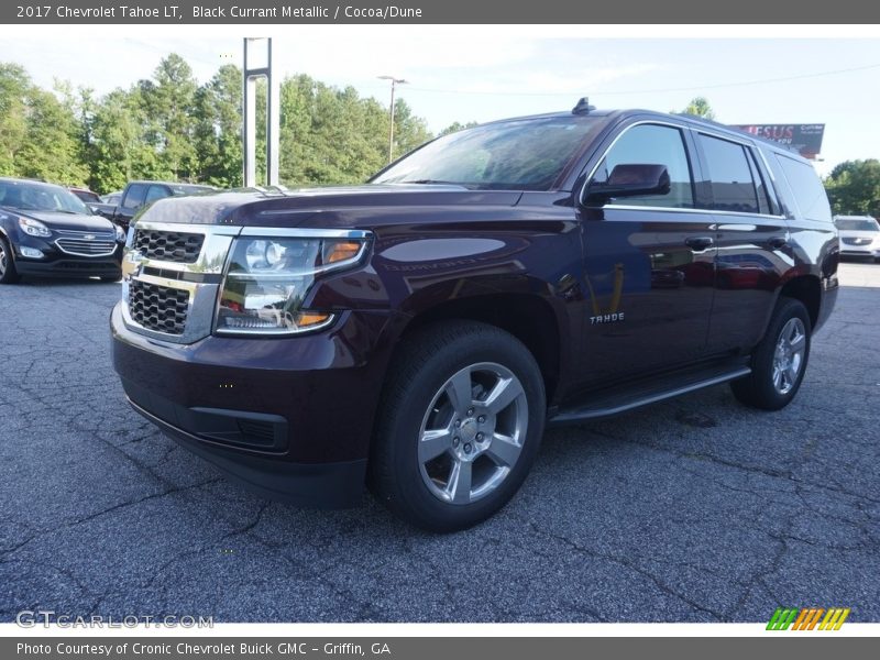 Black Currant Metallic / Cocoa/Dune 2017 Chevrolet Tahoe LT