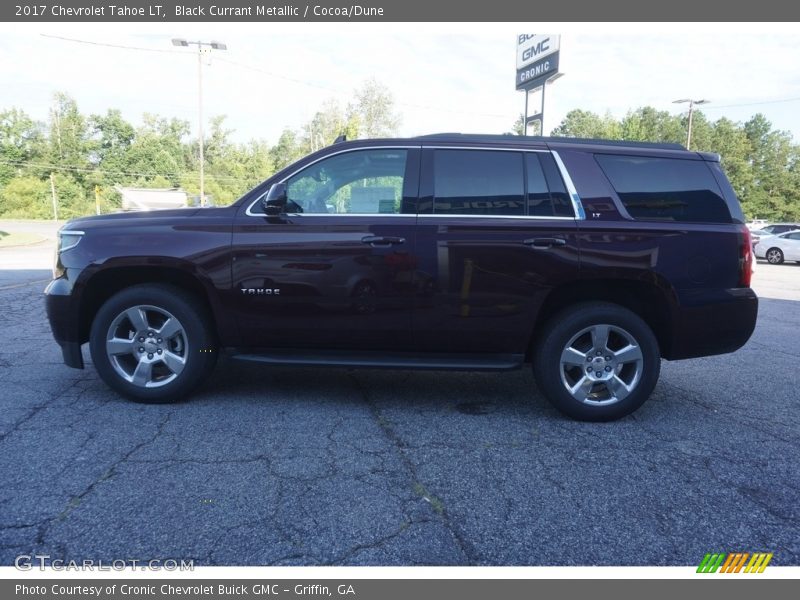Black Currant Metallic / Cocoa/Dune 2017 Chevrolet Tahoe LT
