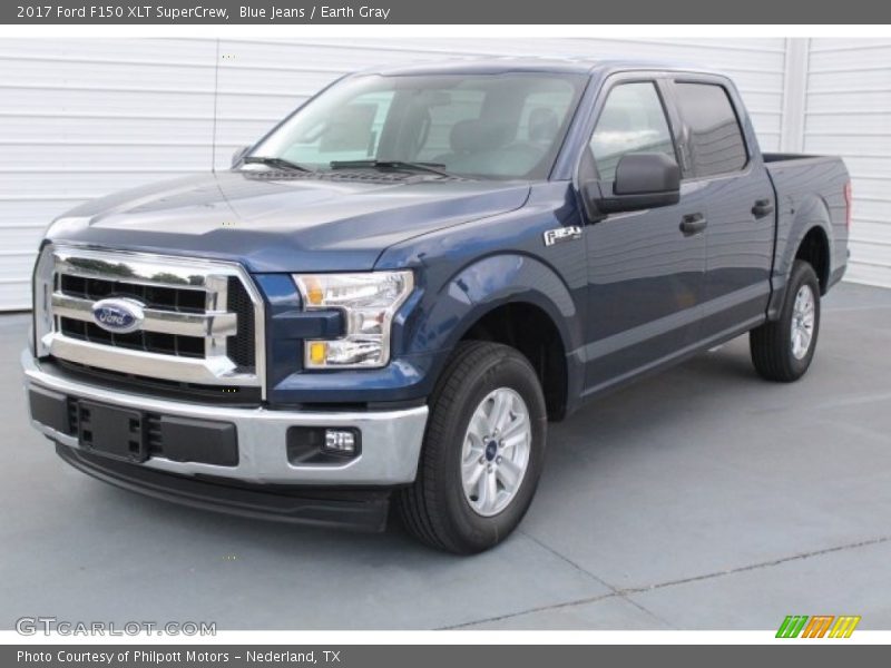 Blue Jeans / Earth Gray 2017 Ford F150 XLT SuperCrew