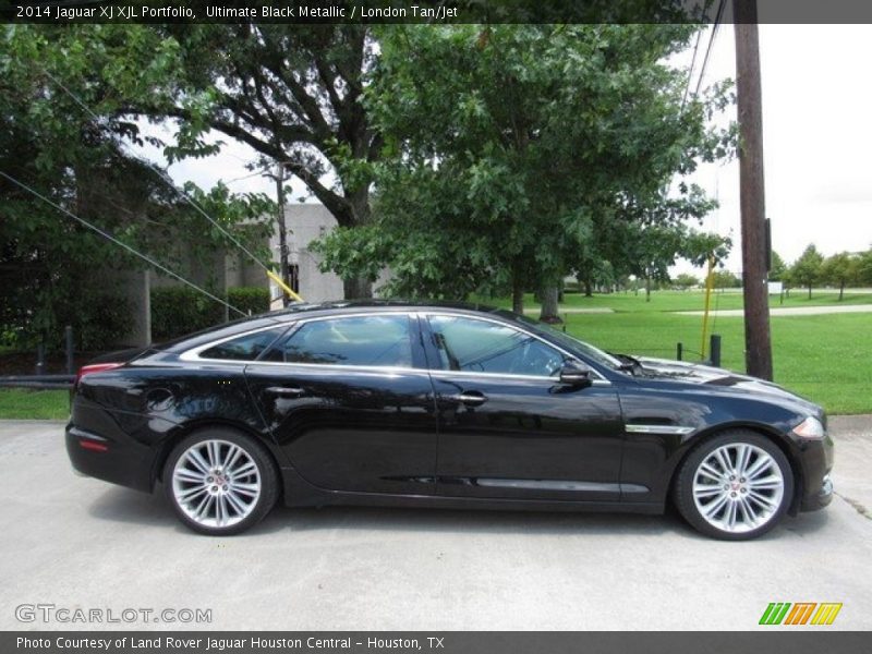 Ultimate Black Metallic / London Tan/Jet 2014 Jaguar XJ XJL Portfolio