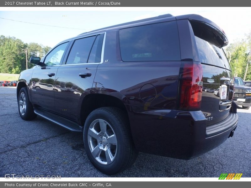 Black Currant Metallic / Cocoa/Dune 2017 Chevrolet Tahoe LT