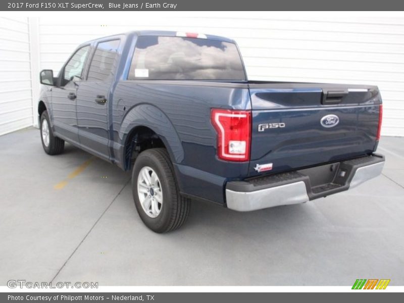 Blue Jeans / Earth Gray 2017 Ford F150 XLT SuperCrew