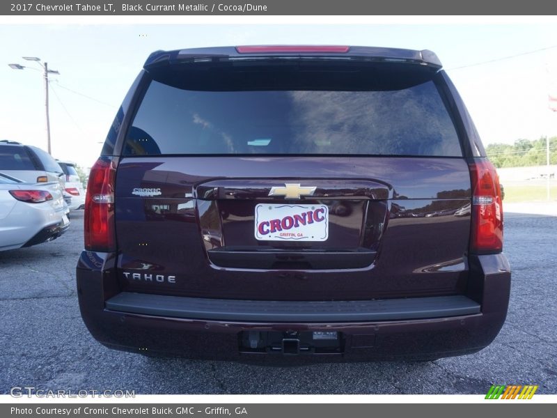 Black Currant Metallic / Cocoa/Dune 2017 Chevrolet Tahoe LT