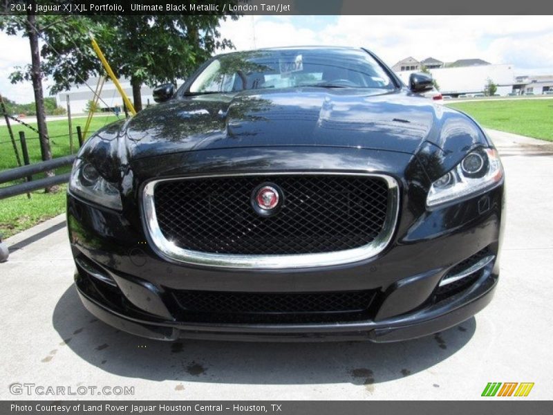 Ultimate Black Metallic / London Tan/Jet 2014 Jaguar XJ XJL Portfolio