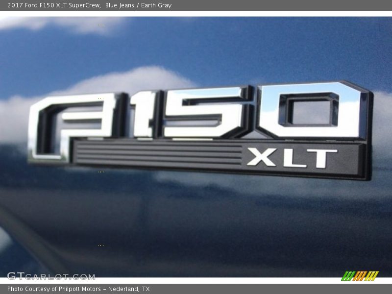 Blue Jeans / Earth Gray 2017 Ford F150 XLT SuperCrew