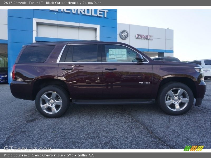 Black Currant Metallic / Cocoa/Dune 2017 Chevrolet Tahoe LT