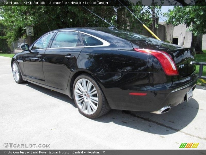 Ultimate Black Metallic / London Tan/Jet 2014 Jaguar XJ XJL Portfolio