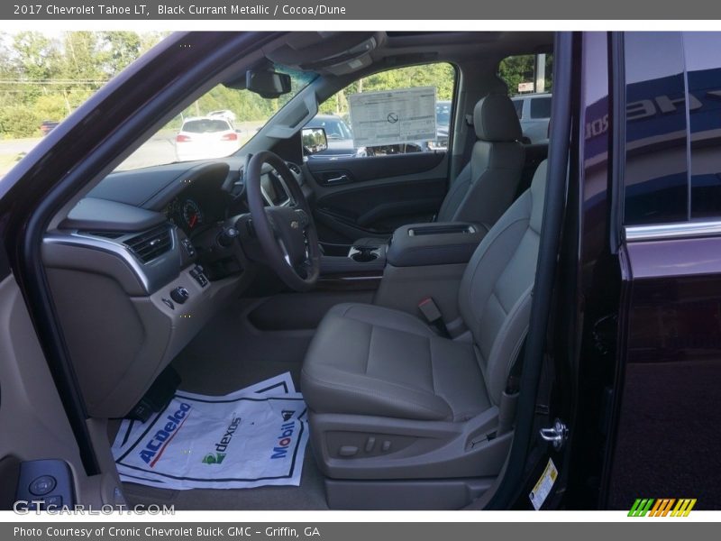 Black Currant Metallic / Cocoa/Dune 2017 Chevrolet Tahoe LT
