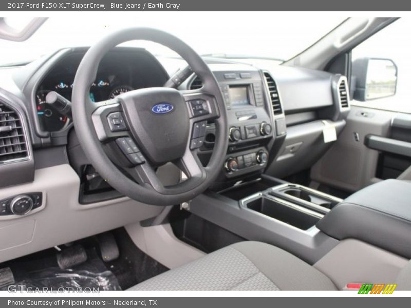 Blue Jeans / Earth Gray 2017 Ford F150 XLT SuperCrew