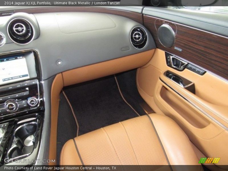 Ultimate Black Metallic / London Tan/Jet 2014 Jaguar XJ XJL Portfolio