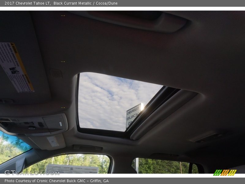 Black Currant Metallic / Cocoa/Dune 2017 Chevrolet Tahoe LT