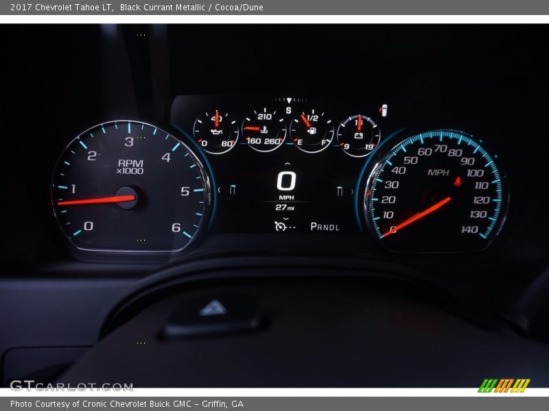 Black Currant Metallic / Cocoa/Dune 2017 Chevrolet Tahoe LT