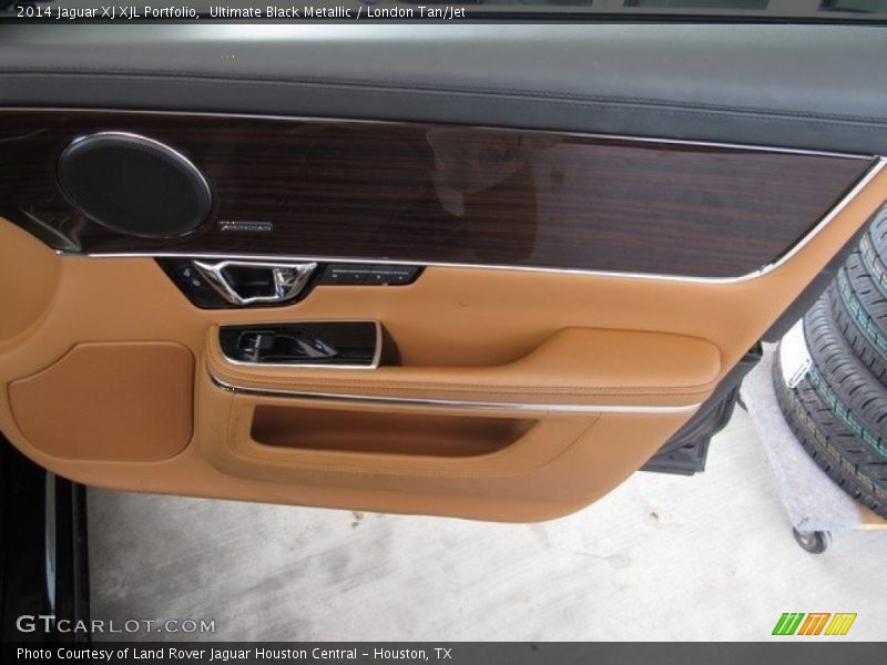 Ultimate Black Metallic / London Tan/Jet 2014 Jaguar XJ XJL Portfolio