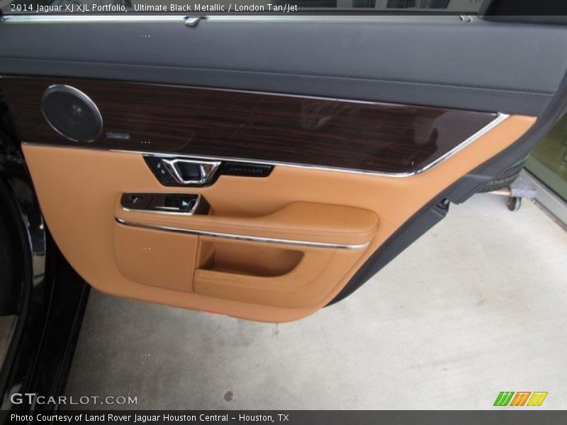 Ultimate Black Metallic / London Tan/Jet 2014 Jaguar XJ XJL Portfolio