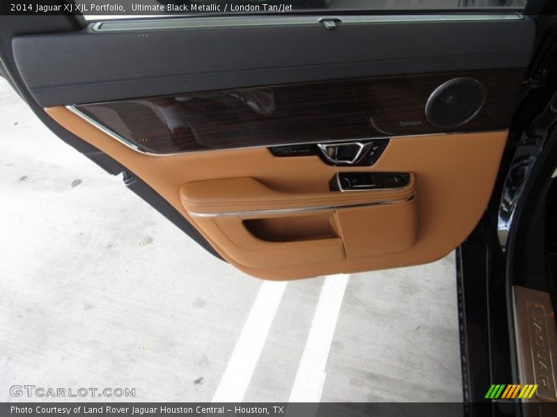 Ultimate Black Metallic / London Tan/Jet 2014 Jaguar XJ XJL Portfolio