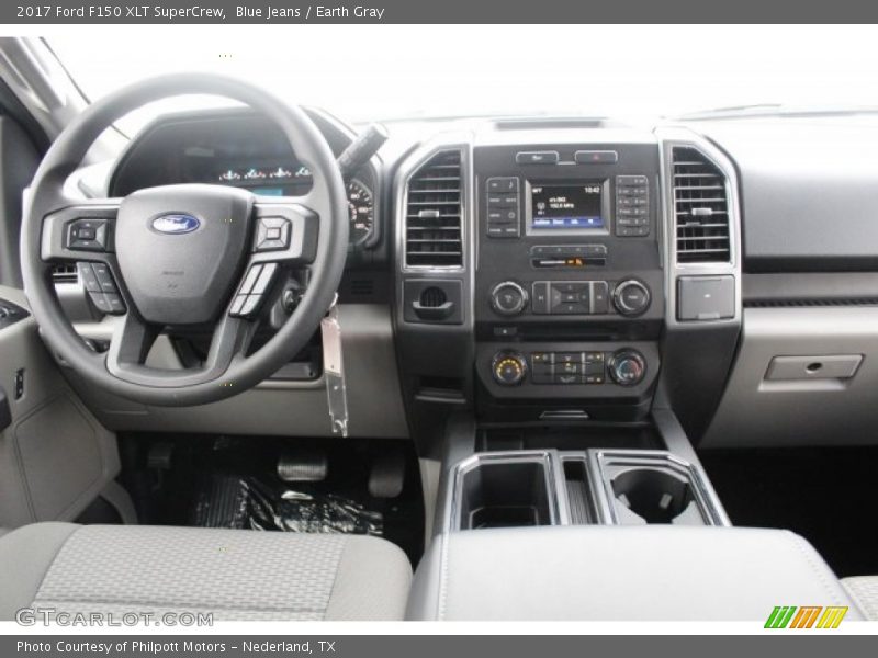 Blue Jeans / Earth Gray 2017 Ford F150 XLT SuperCrew