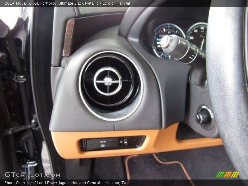 Ultimate Black Metallic / London Tan/Jet 2014 Jaguar XJ XJL Portfolio