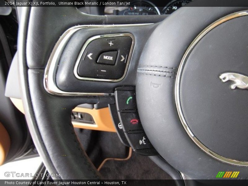 Ultimate Black Metallic / London Tan/Jet 2014 Jaguar XJ XJL Portfolio