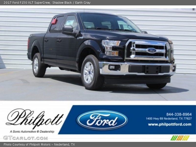 Shadow Black / Earth Gray 2017 Ford F150 XLT SuperCrew