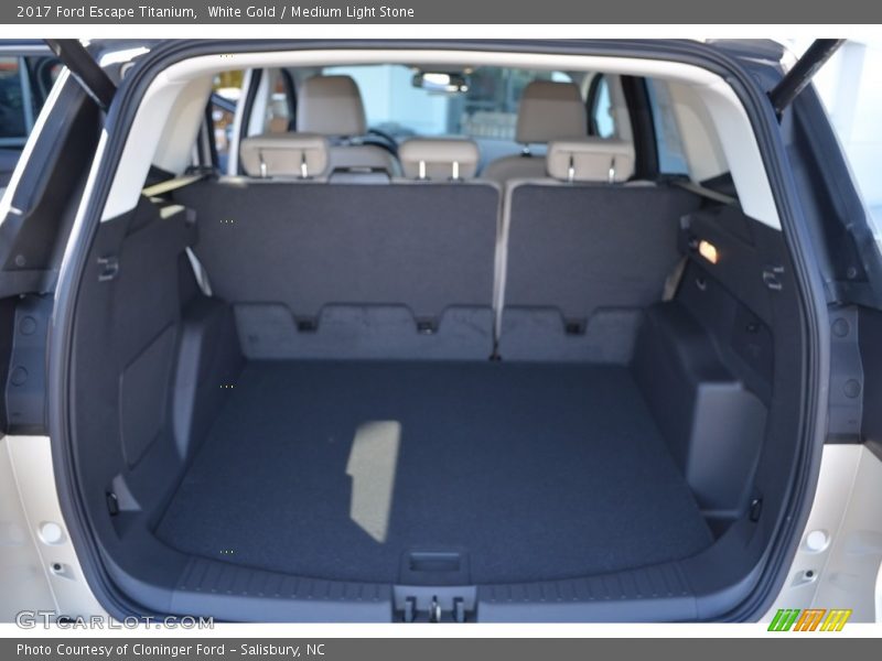 White Gold / Medium Light Stone 2017 Ford Escape Titanium