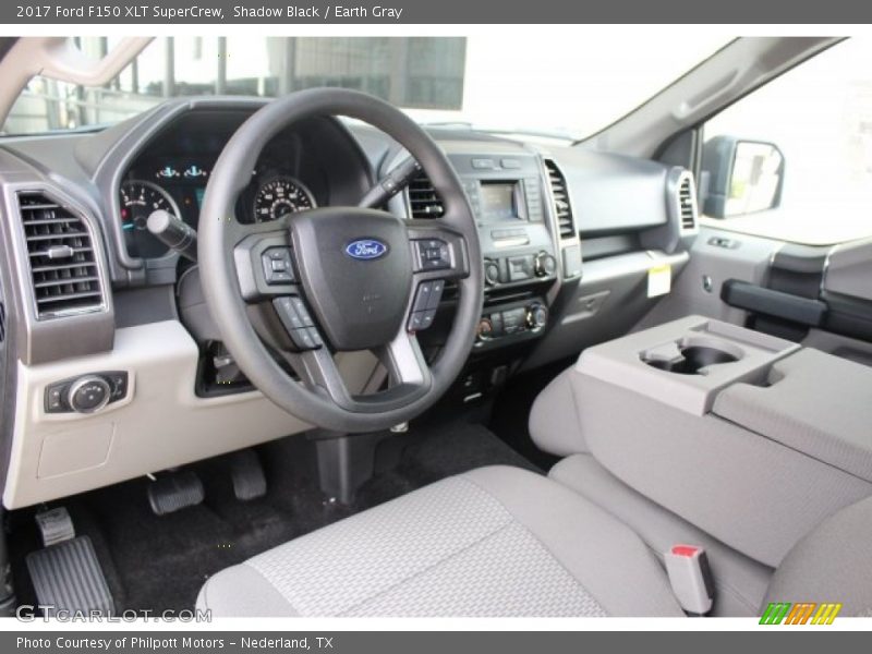 Shadow Black / Earth Gray 2017 Ford F150 XLT SuperCrew