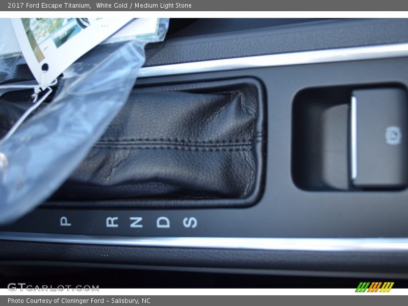 White Gold / Medium Light Stone 2017 Ford Escape Titanium