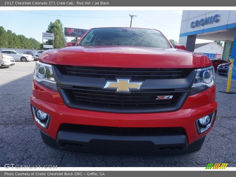 Red Hot / Jet Black 2017 Chevrolet Colorado Z71 Crew Cab